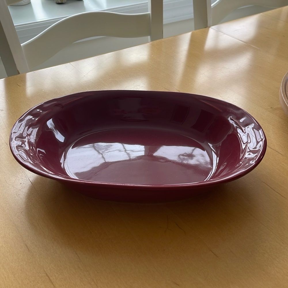 Longaberger Red Bowl